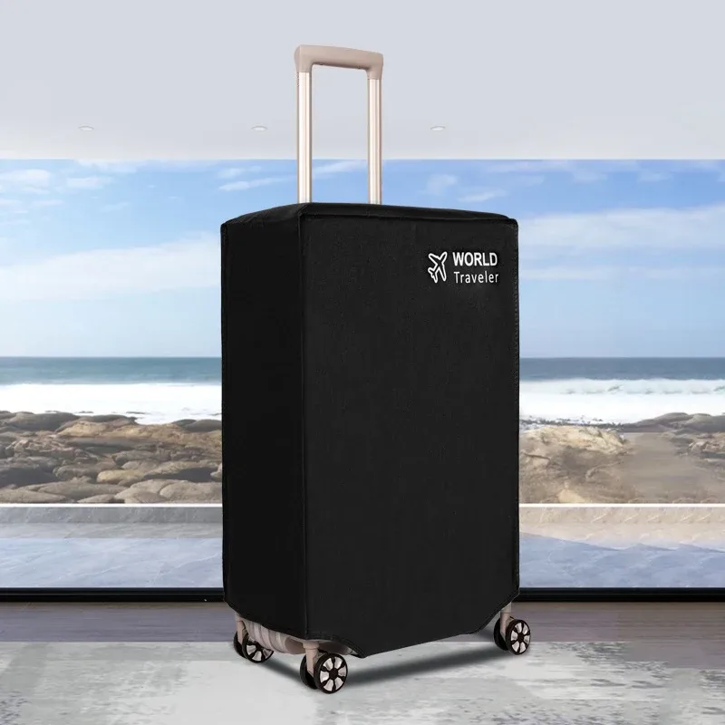 juste de protection pour compartiment à bagages, degré d'usure, tissu non tissé, housse anti-poussière épaissie, étui de voyage durable, noir
