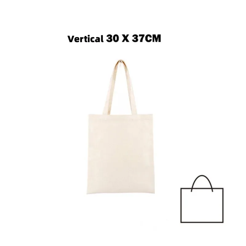 sac de courses réutilisable grande capacité pliant blanc sacs fourre-tout écologiques pliable toile épicerie sac à main pour femme sac à bandoulière