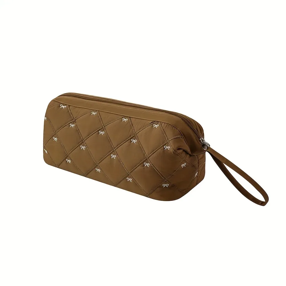nouveau étui organisateur de cheveux de beauté de grande capacité sac cosmétique sacs de rangement cosmétiques de voyage portables avec fer à friser/sèche-cheveux