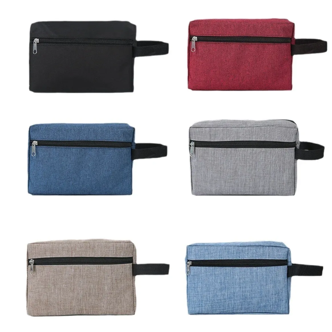 pochette de voyage grande taille 22x16x10cm, sac de rangement polyvalent, kit de toilette portable, organisateur de gadgets numériques, étui de transport compact