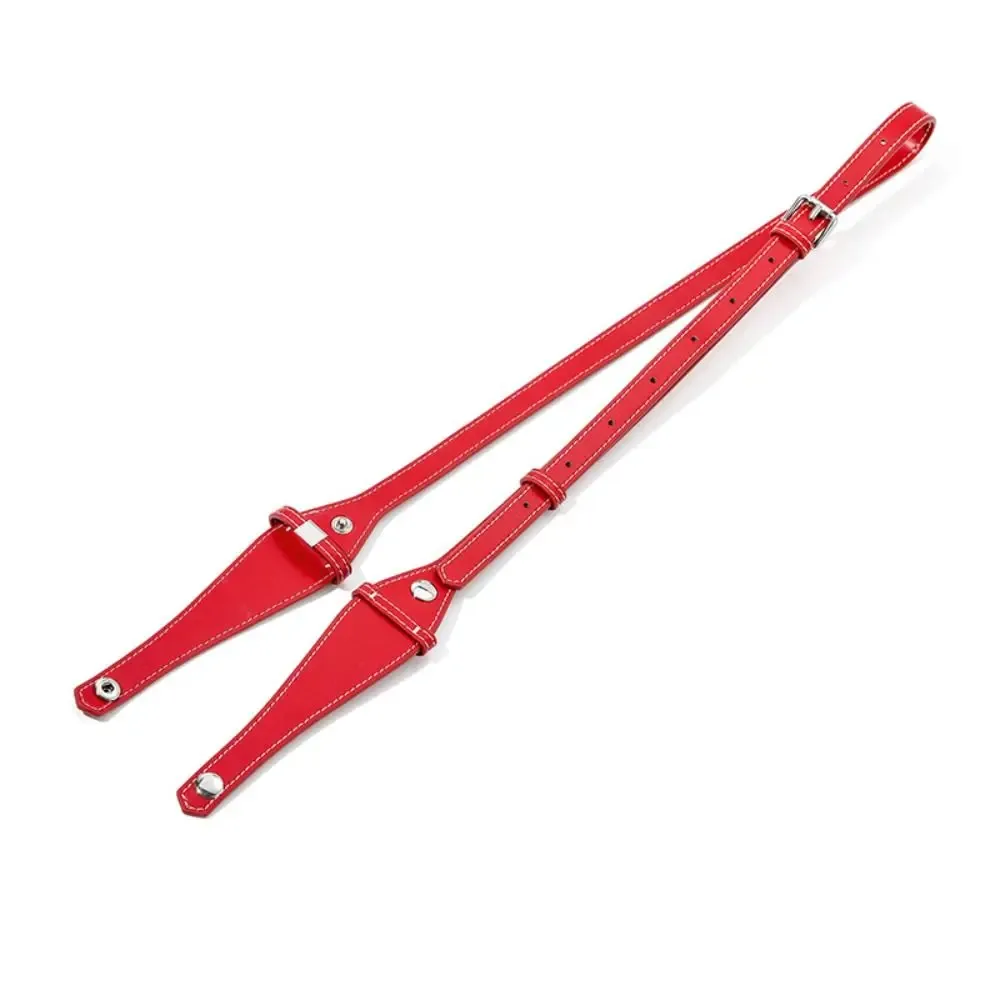 sangle d'épaule extensible en cuir pu 108-137 cm, sangle de remplacement détachable pour sacs à main goyard bowling 25 et trousse de toilette
