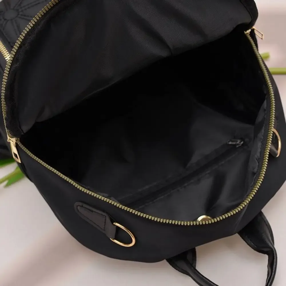 sac à dos de luxe simple en tissu oxford, sac à bandoulière multifonctionnel de couleur unie, sac à main de style coréen rétro