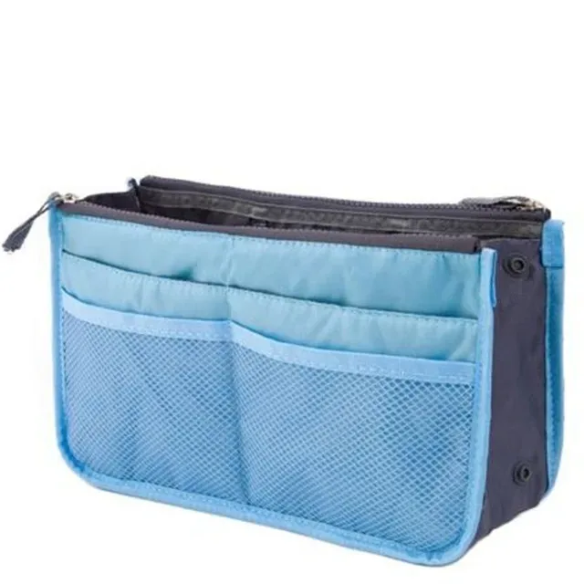 organisateur insérer sac femmes nylon voyage insérer organisateur sac à main sac à main grande doublure dame maquillage cosmétique sac pas cher femme fourre-tout