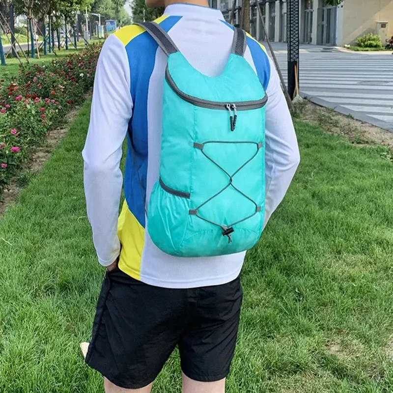 nouveau sac à dos unisexe léger pliant multicolore sac à dos extérieur printemps mode mini sac fourre-tout