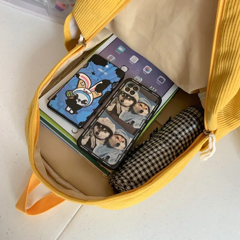 nouveau dessin animé canard sac à dos concepteur mignon sac de voyage femme étudiant polyvalent édition coréenne filles sacs d'école sacs à dos