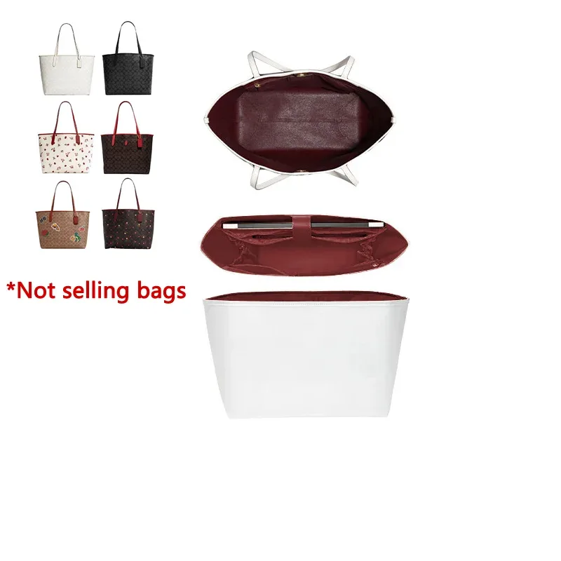 organisateur de sac à main pour sac fourre-tout coach city33, organiseur de sac fourre-tout léger en papier dupont avec séparateurs de rangement et porte-clés