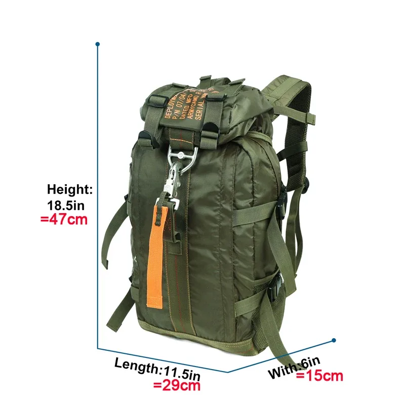 sac à dos imperméable en nylon pour hommes et femmes, sac de voyage léger pour escalade, randonnée, sport de plein air, d'école, noir