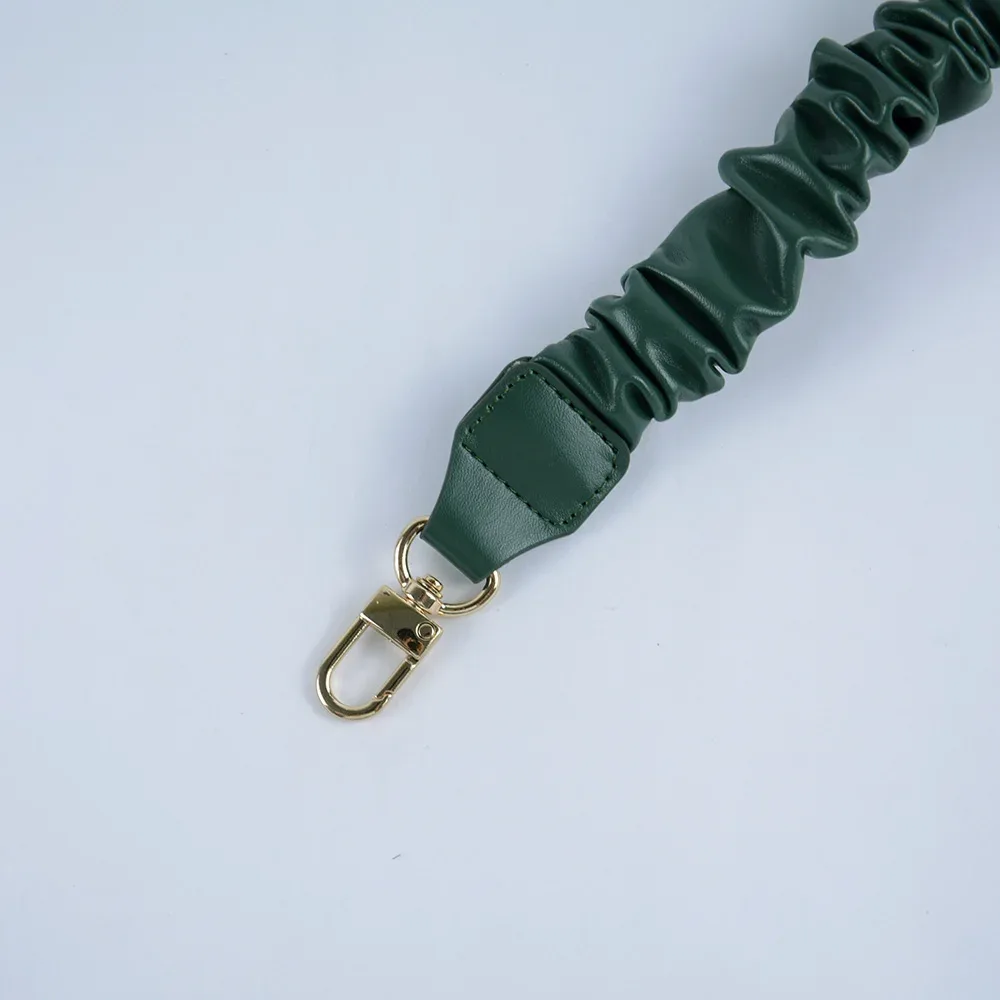 nouveau sac froissé en cuir bretelles plissées courtes longues plis poignées épaule sous les bras sangle remplacements sac à bandoulière accessoires