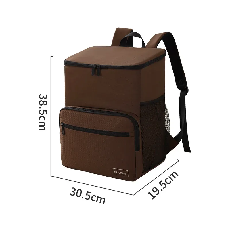 sac de pique-nique isotherme pour déjeuner, étanche, anti-fuite, sac de glace réfrigéré, sacs à dos de bière, pique-nique en plein air, camping