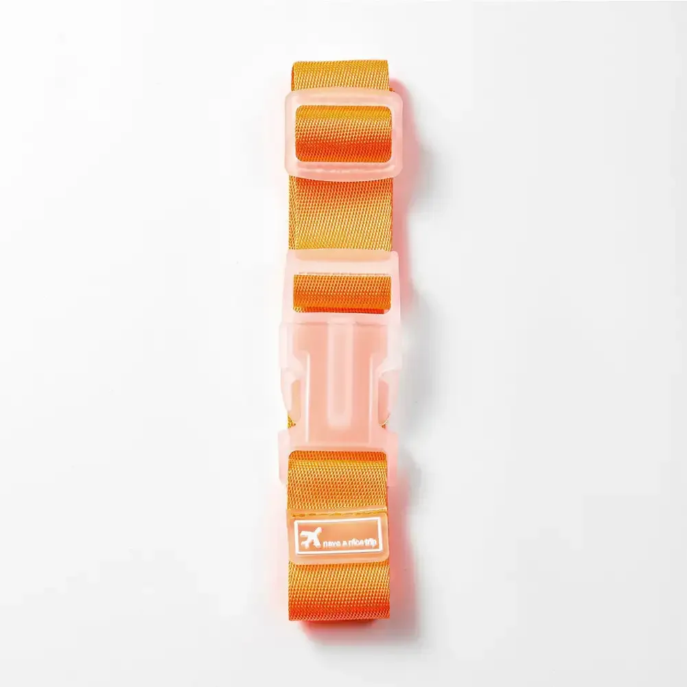 sangles de bagages réglables en nylon pour valises, clip à ressort en métal, ceinture de bagage environnemental pour sacs à main, vêtements de brouette