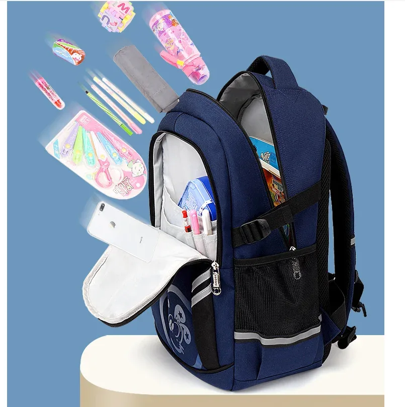 sacs de chariot d'école pour enfants sac à dos à roulettes pour garçons cartables à roulettes sacs de chariot de voyage pour garçons cartables 6 roues