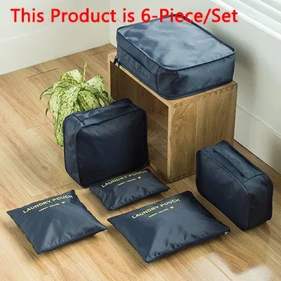 sacs de voyage en poudre pour soutien-gorge et chaussures, ensemble d'emballage de valise, étuis de rangement, 6/8/9 pièces/ensemble
