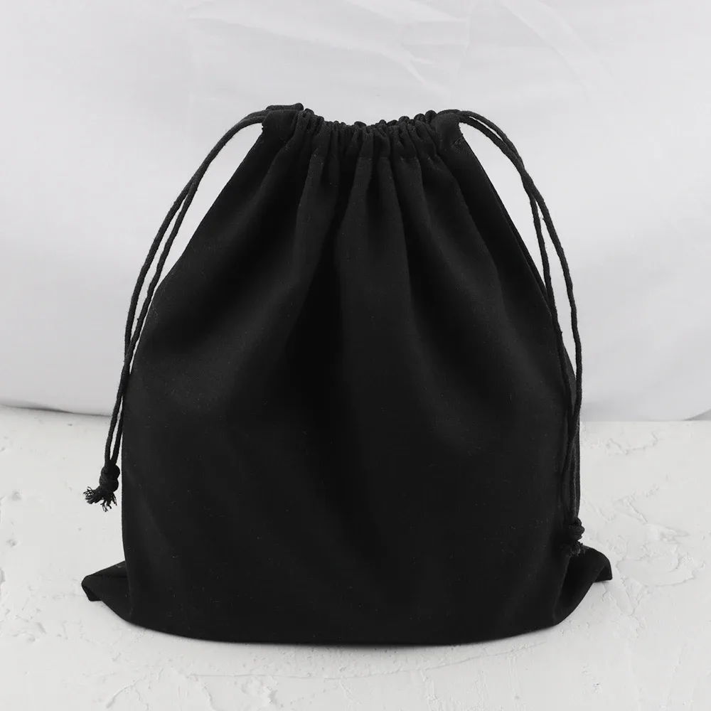 sacs à ficelle de proximité en toile pour femmes et hommes, poudres réutilisables, emballage de voyage, cadeau, logo imprimé, bricolage, sac de rangement fait main, accessoires