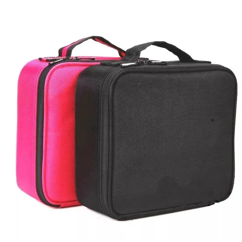 valises à double étages, nouvelle marque, étui à cosmétiques professionnel, motif d'ongles, boîte à outils sem