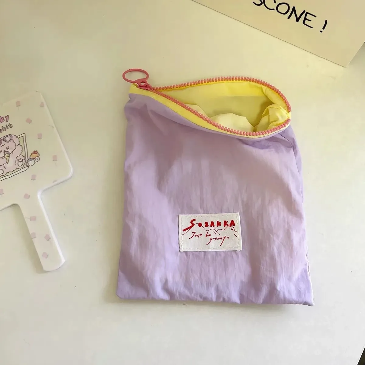coréen kawaii voyage cosmétique rouge à lèvres porte-monnaie sac de rangement mignon maquillage sacs à main femmes portefeuille porte-crayon organisateur pochette sacs