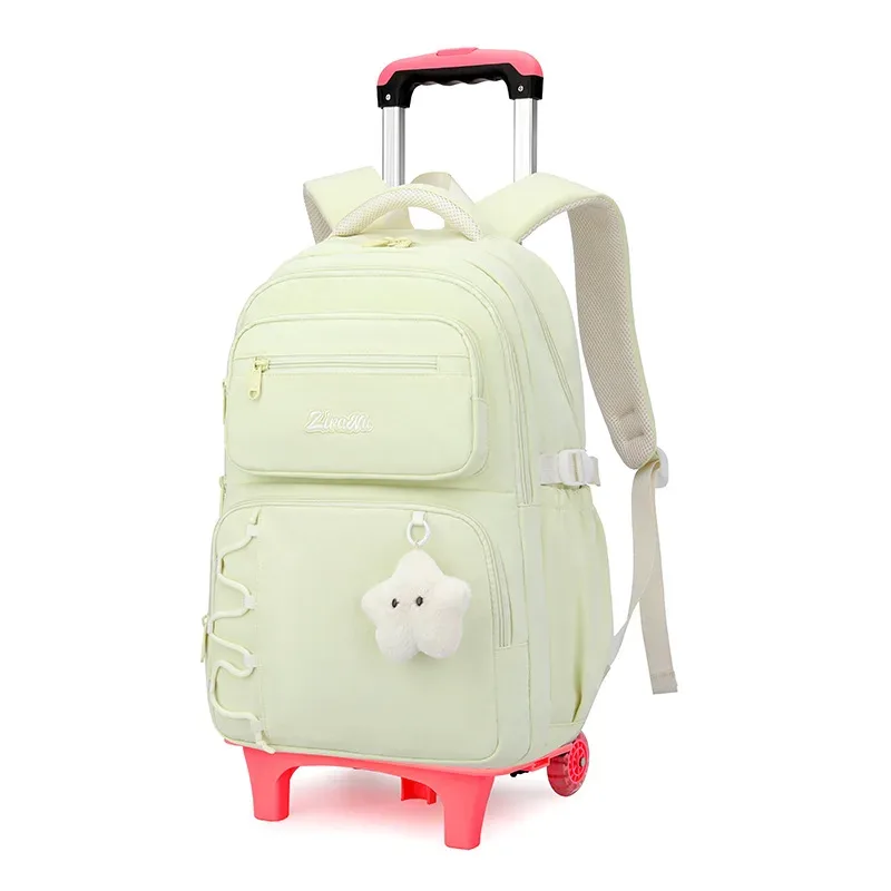 sac à dos scolaire pour enfants, sac à roulettes pour filles, sac à dos pour étudiants, sac à livres pour enfants, sac à dos à roulettes, sac à dos à roulettes
