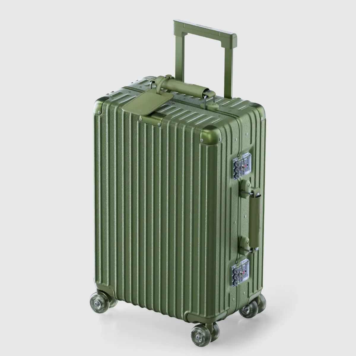 valise 20/24/28 pouces de haute qualité en pc rigide avec cadre en aluminium, roulettes pivotantes, serrure tsa, sac de voyage à roulettes