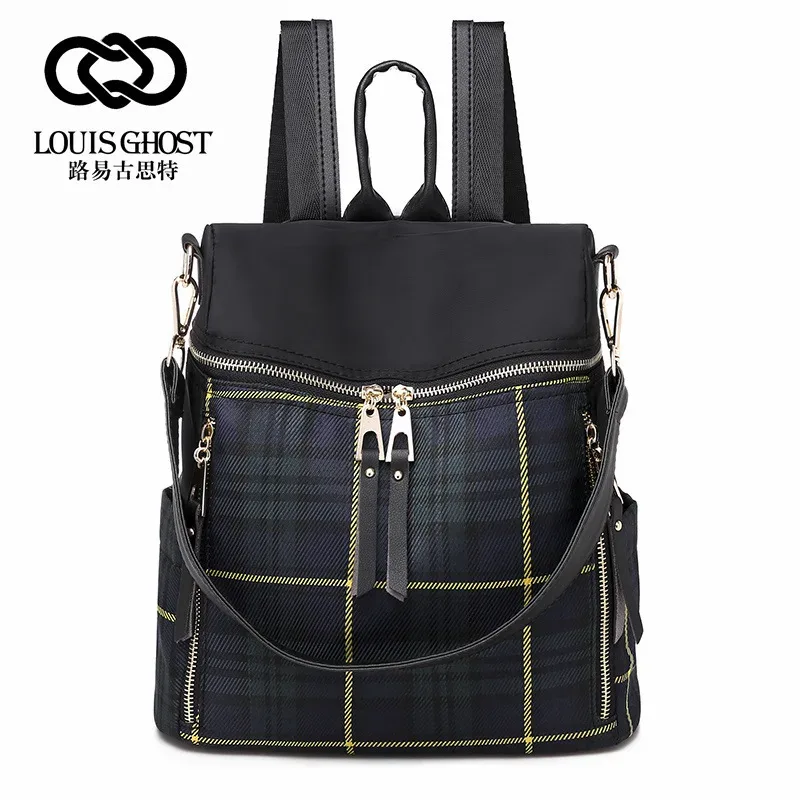 style rétro personnalité éléphant imprimé oxford tissu sac à dos femmes décontracté multi-fonctionnel sac style ethnique étudiant sacs cadeau