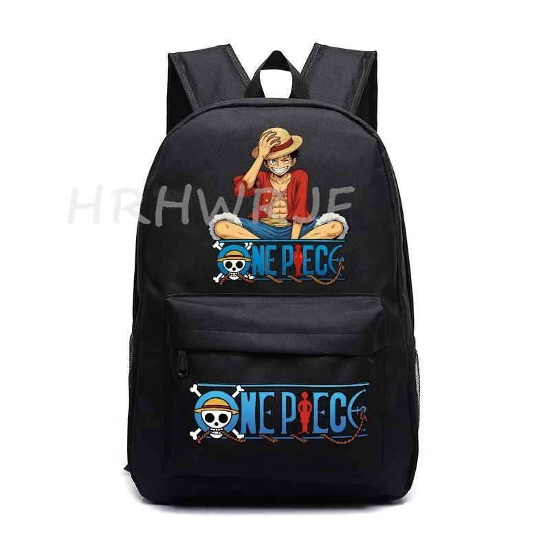 sac à dos one piece monkey d luffy pour adolescents, sac à dos en nylon pour filles, sac à dos mignon pour femmes, sac à dos pour ordinateur portable, sac de voyage, sac à dos de grande capacité, unisexe