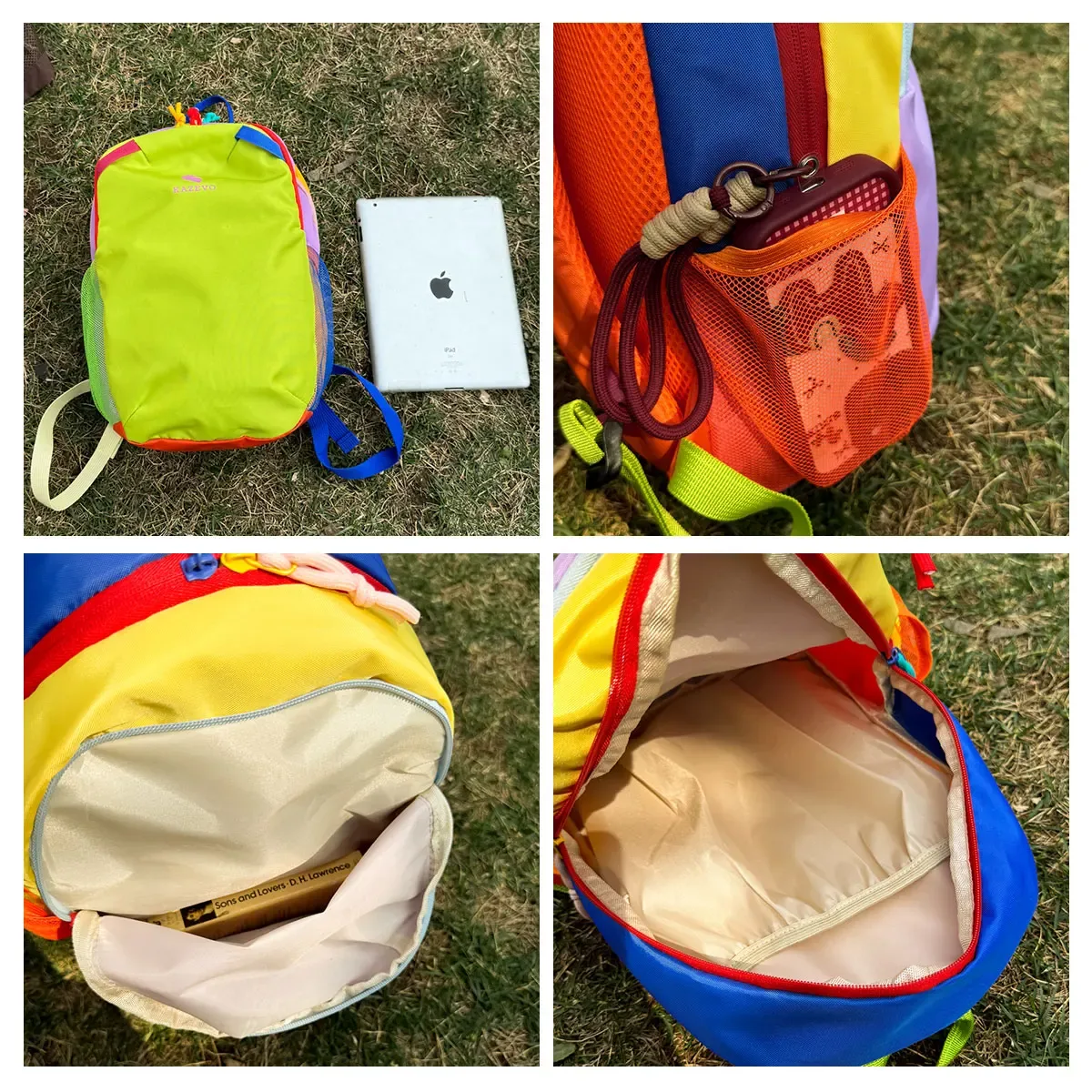 sac à dos de sport tendance style dopamine, en nylon léger, grande capacité, décontracté, pour la randonnée et l'alpinisme