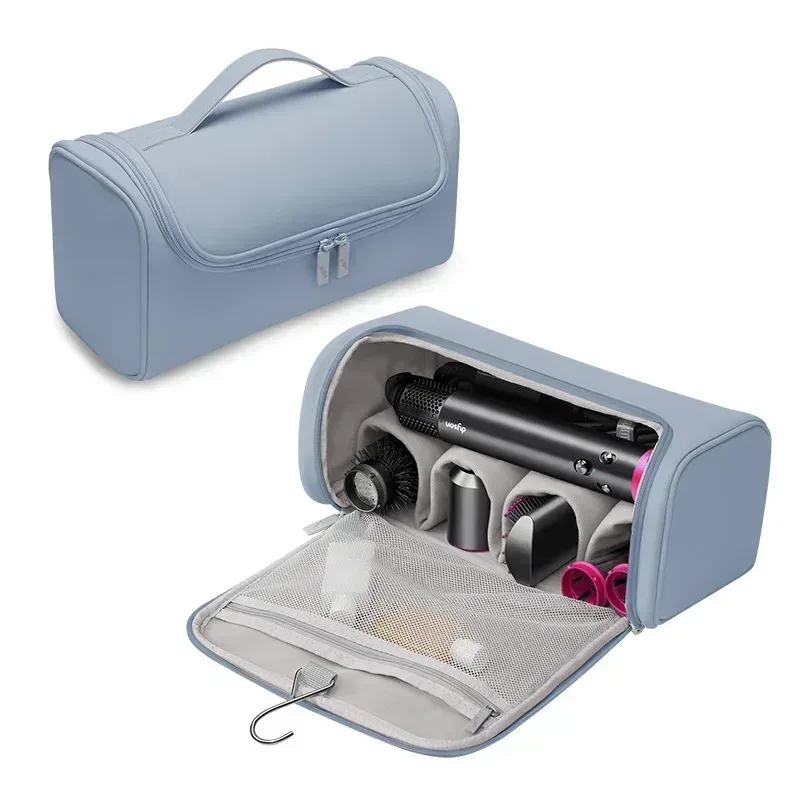 étui pour sèche-cheveux à crochet suspendu cachable, pochette portable antidérapante pour outils de cheveux, sac de rangement étanche de grande capacité pour fer à friser
