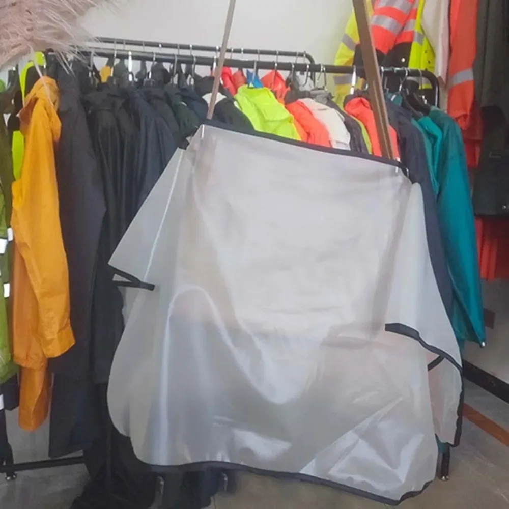 housse de sac à main universelle imperméable, finition mate givrée, écologique, séchage rapide, protection épaisse pour sac fourre-tout, idéale contre les intempéries soudaines