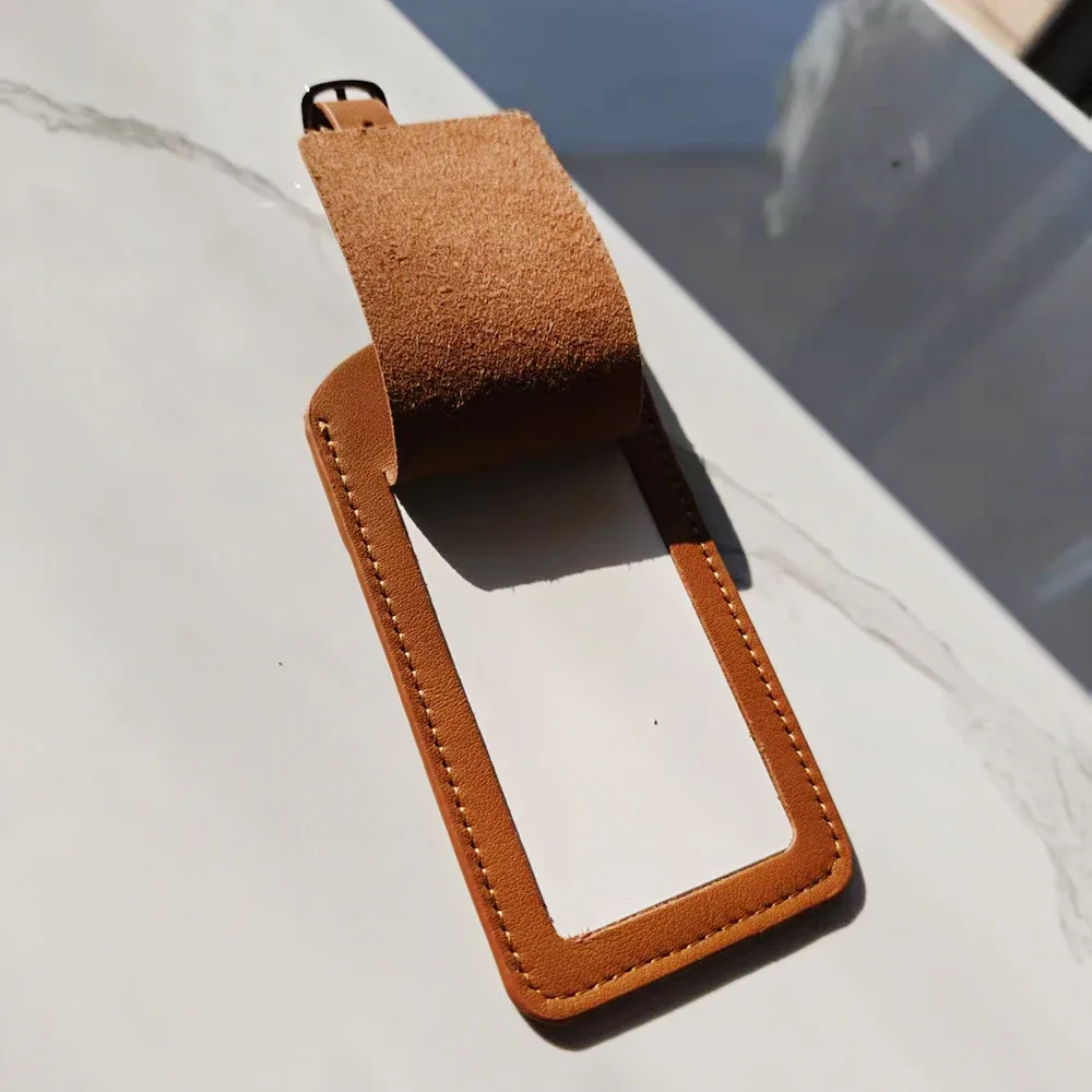 étiquette à bagages en cuir véritable personnalisée avec nom, lettres personnalisées, accessoires de voyage, étiquette de valise, étiquette de bagage de luxe, marqueur de valise à roulettes