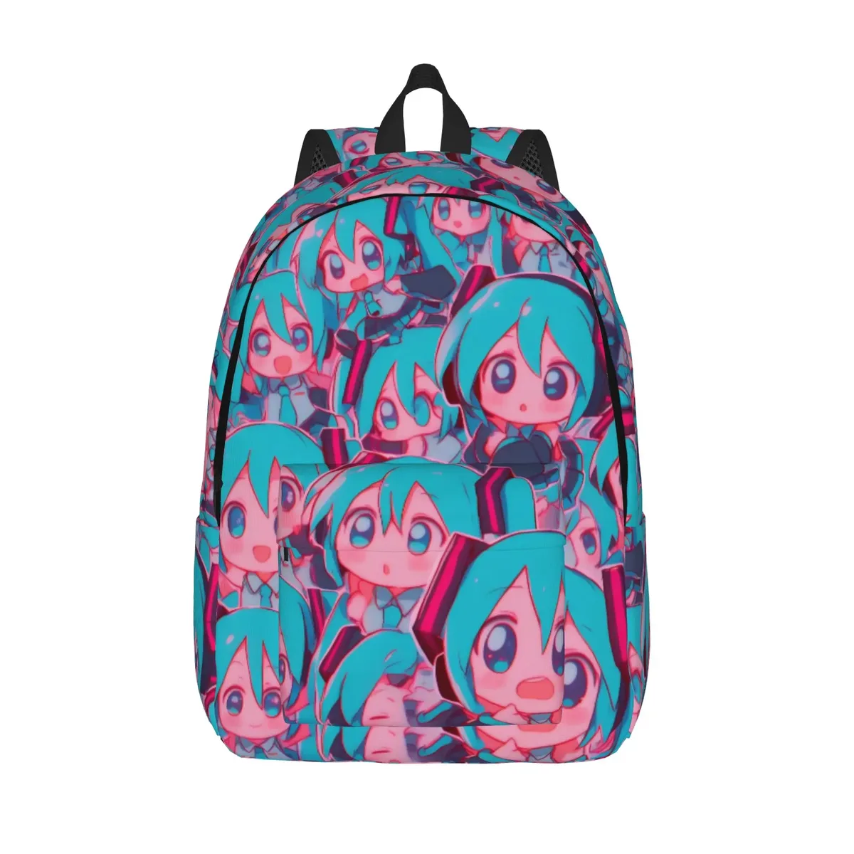 sac à dos hatsune miku pour hommes et femmes, sac à dos décontracté pour étudiants, randonnée, voyage, sac à bandoulière pour l'université, en plein air