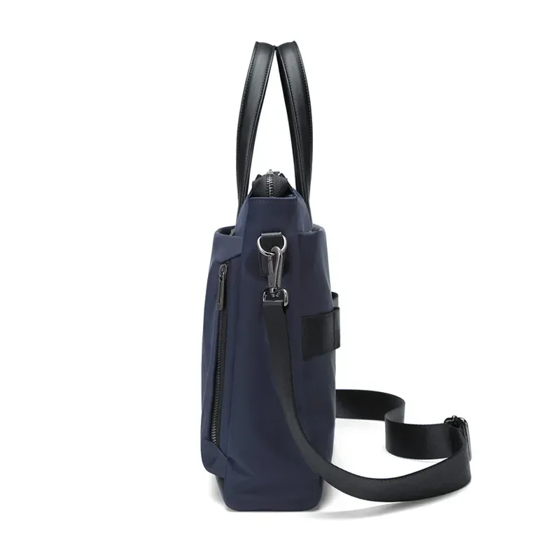 porte-documents de golf en nylon avec poignée en cuir, sac à bandoulière, sacs pour ordinateur portable de bureau pour hommes, sacs à main étanches de 15 pouces