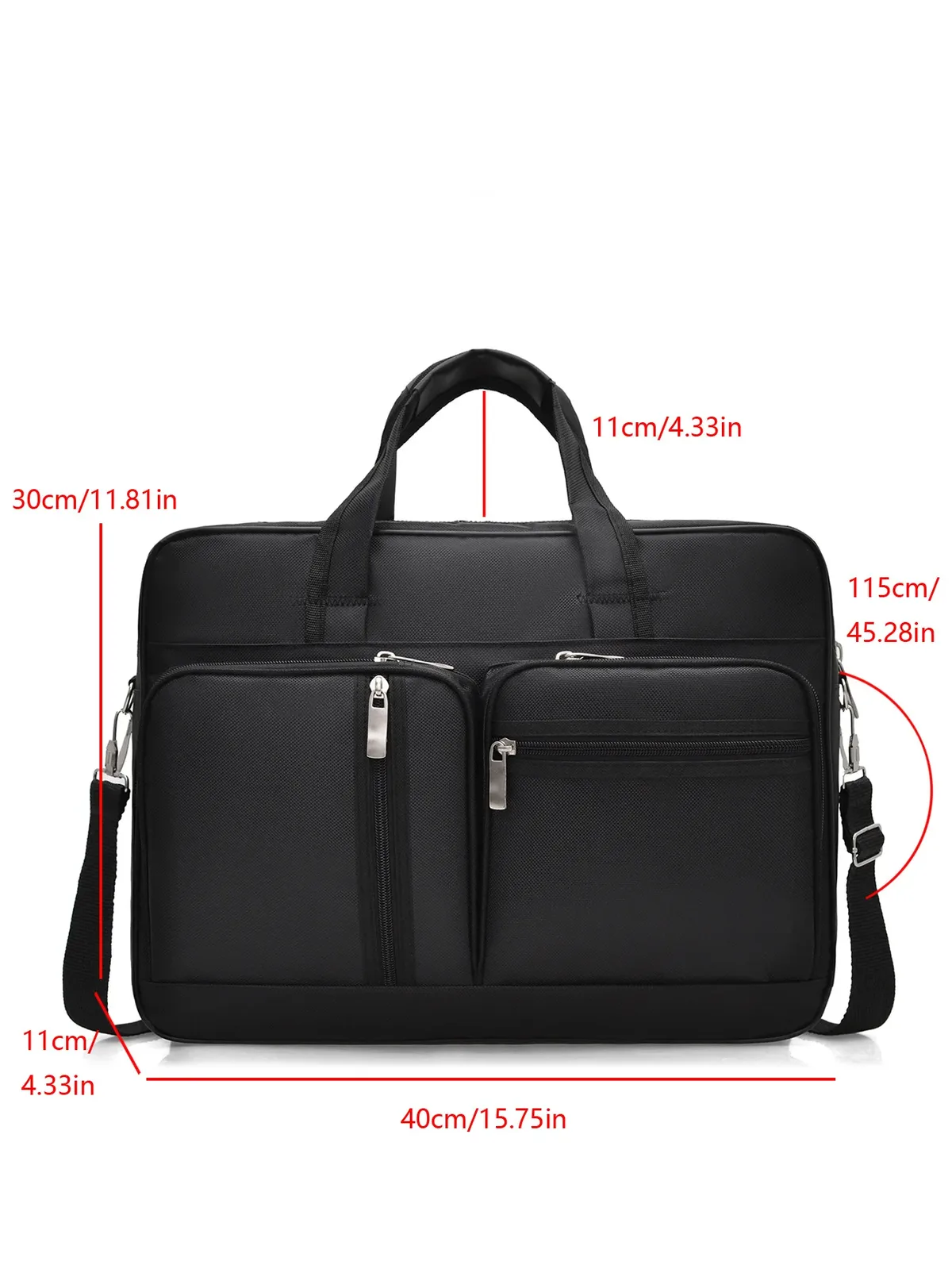 sac à main pour homme en tissu oxford grande capacité, sac d'affaires portable, imperméable, résistant à l'usure, sac à bandoulière pour ordinateur portable pour les affaires
