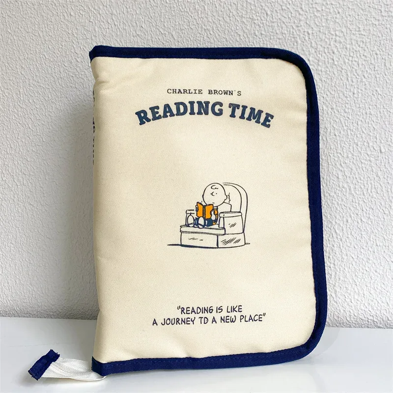 sac de rangement tendance pour tablette 11 pouces, sac pour clavier, sac de papeterie snoopy, sac de rangement pour tablette