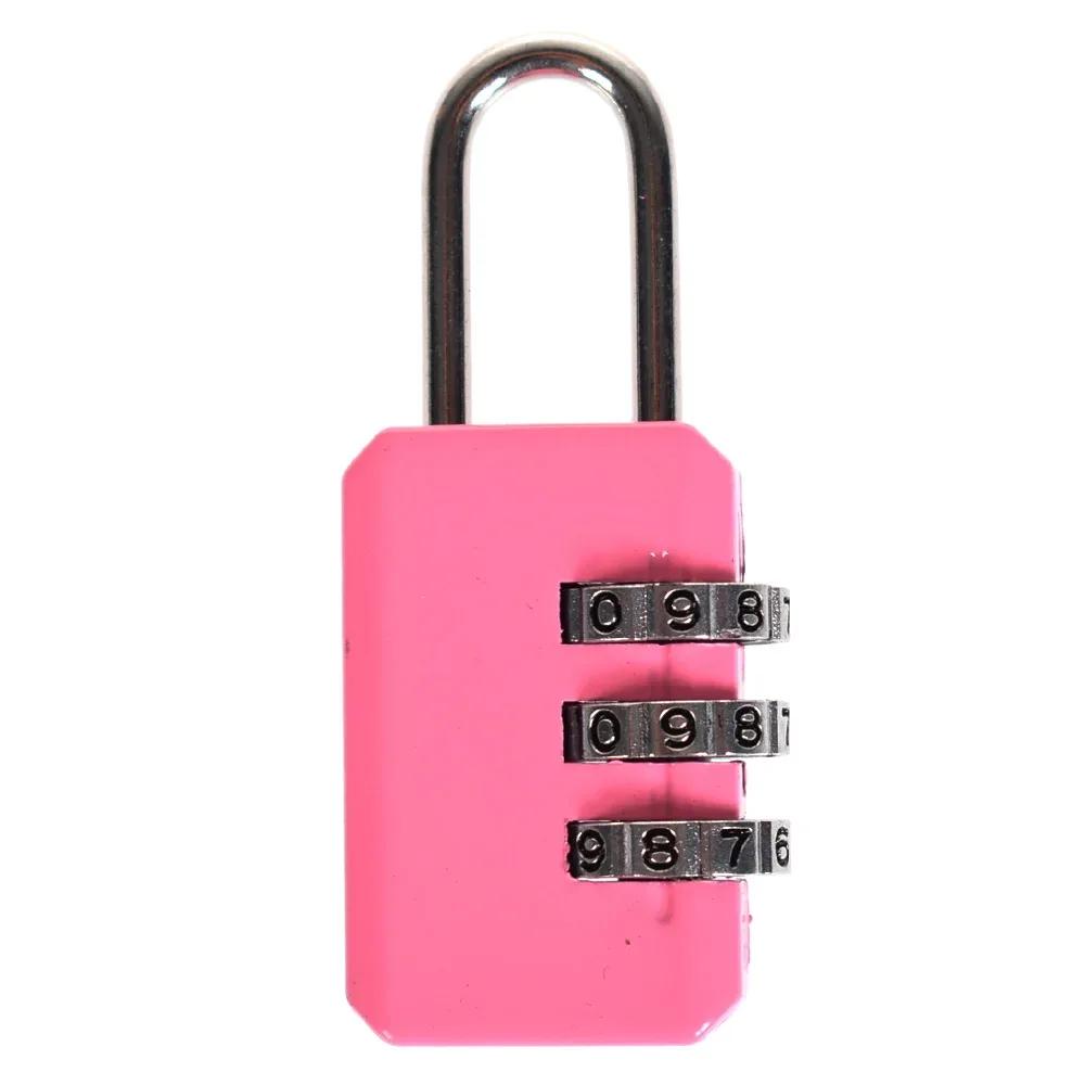 petit cadenas chic de haute qualité, valise pratique, sécurité des bagages, verrouillage par mot de passe, combinaison à 3 chiffres, accessoires de voyage