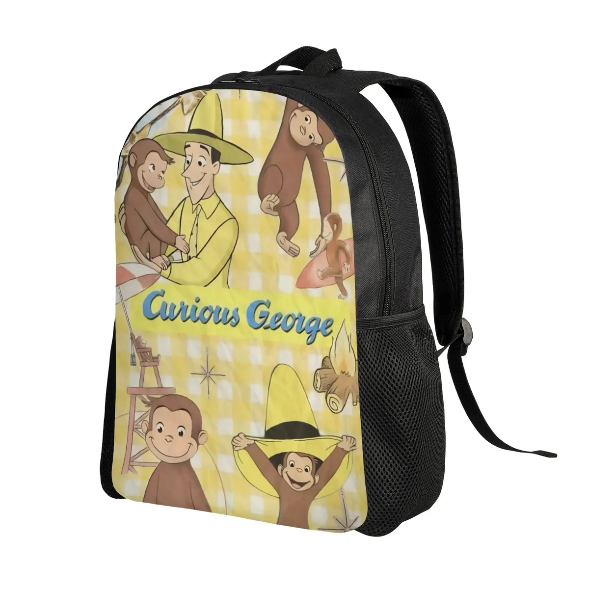 sac à dos curious george african monkey pour enfants, garçons et filles, sacs à dos légers pour tout-petits, maternelle