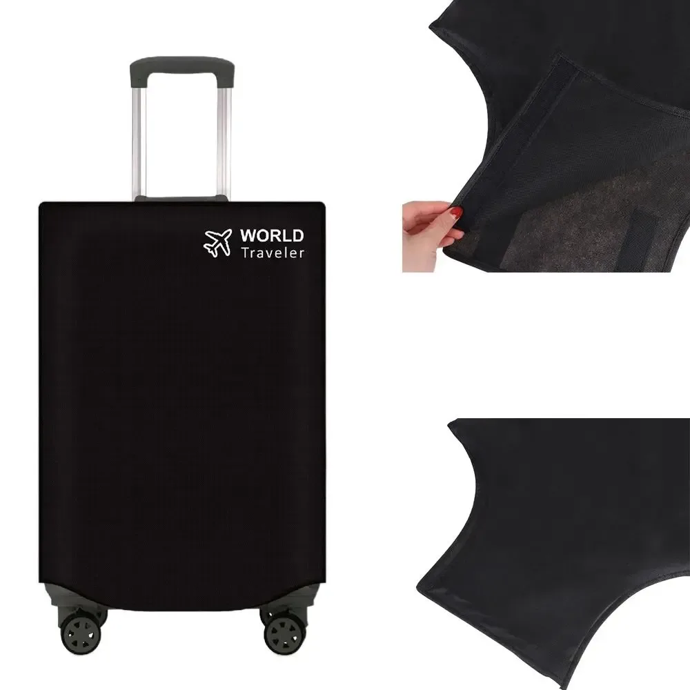 Housse de protection pour bagages en tissu non tissé, épaisse, anti-poussière, pour valise à roulettes, accessoires de protection résistants à l'usure
