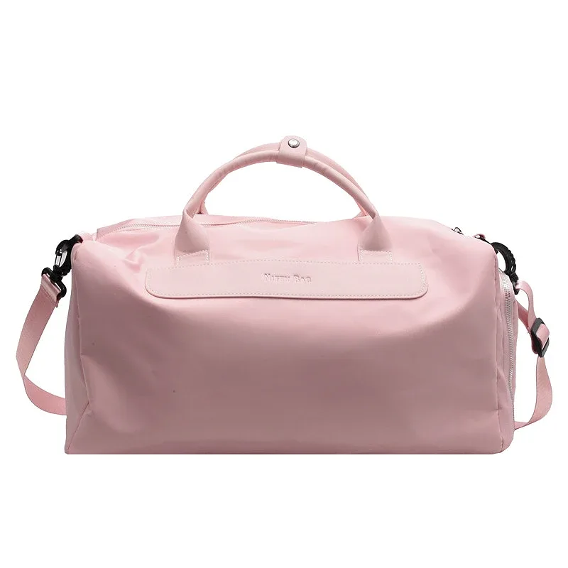 sac de yoga de gymnastique, sac de voyage multifonctionnel étanche de grande capacité pour femmes