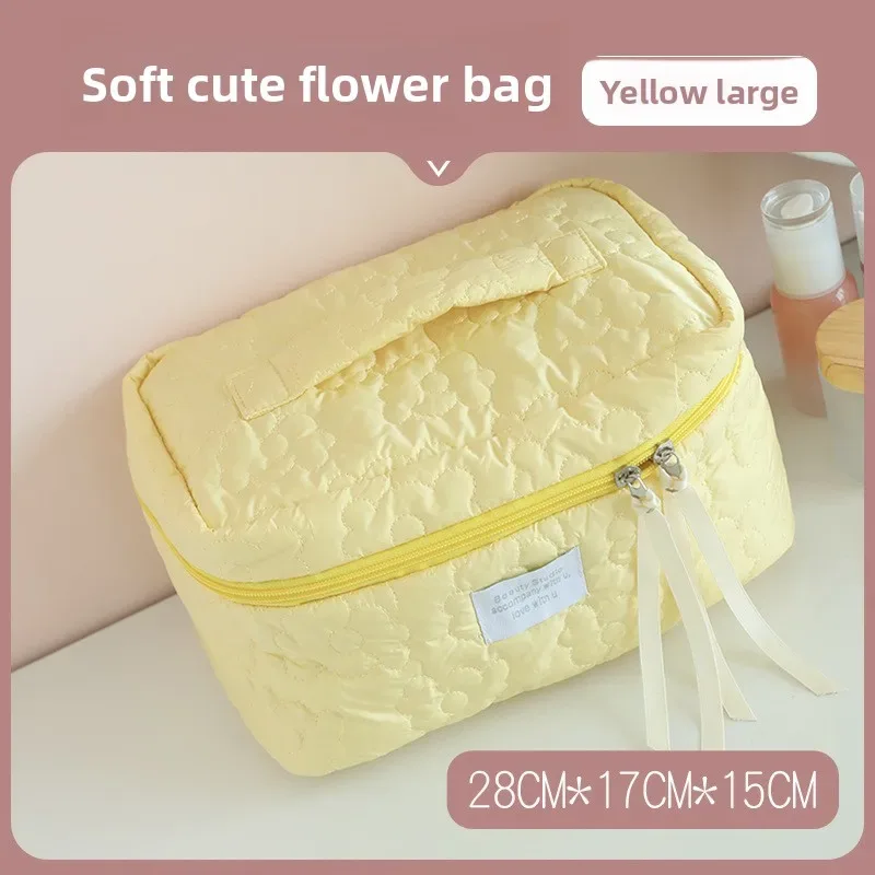 sac de maquillage couleur bonbon style ins, nouveau sac de luxe léger pour femme, trousse à rouge à lèvres, sac de rangement cosmétique portable de voyage, trousse de toilette