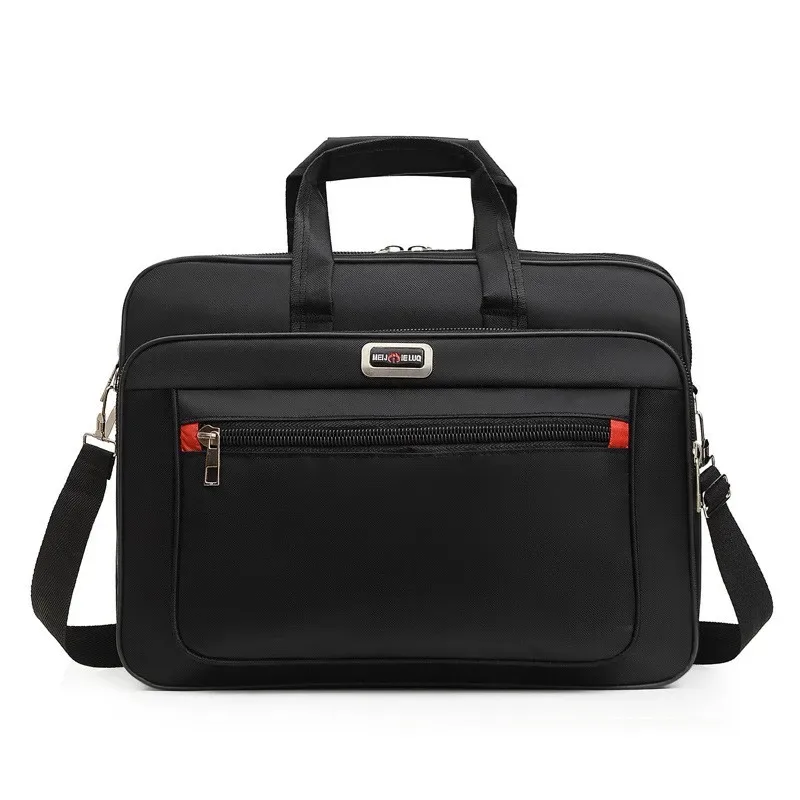 sac à main d'affaires portable multi-poches homefish pour hommes, sacoche à bandoulière polyvalente de grande capacité pour le travail quotidien et les occasions décontractées