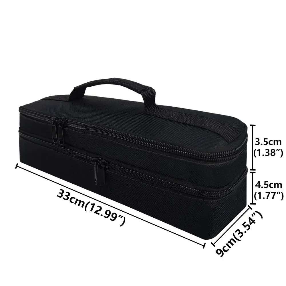 étui de rangement pour imprimante compatible avec phomemo m08f, itari m832, jadens, aixiqee, munbyn et la plupart des imprimantes, double couche