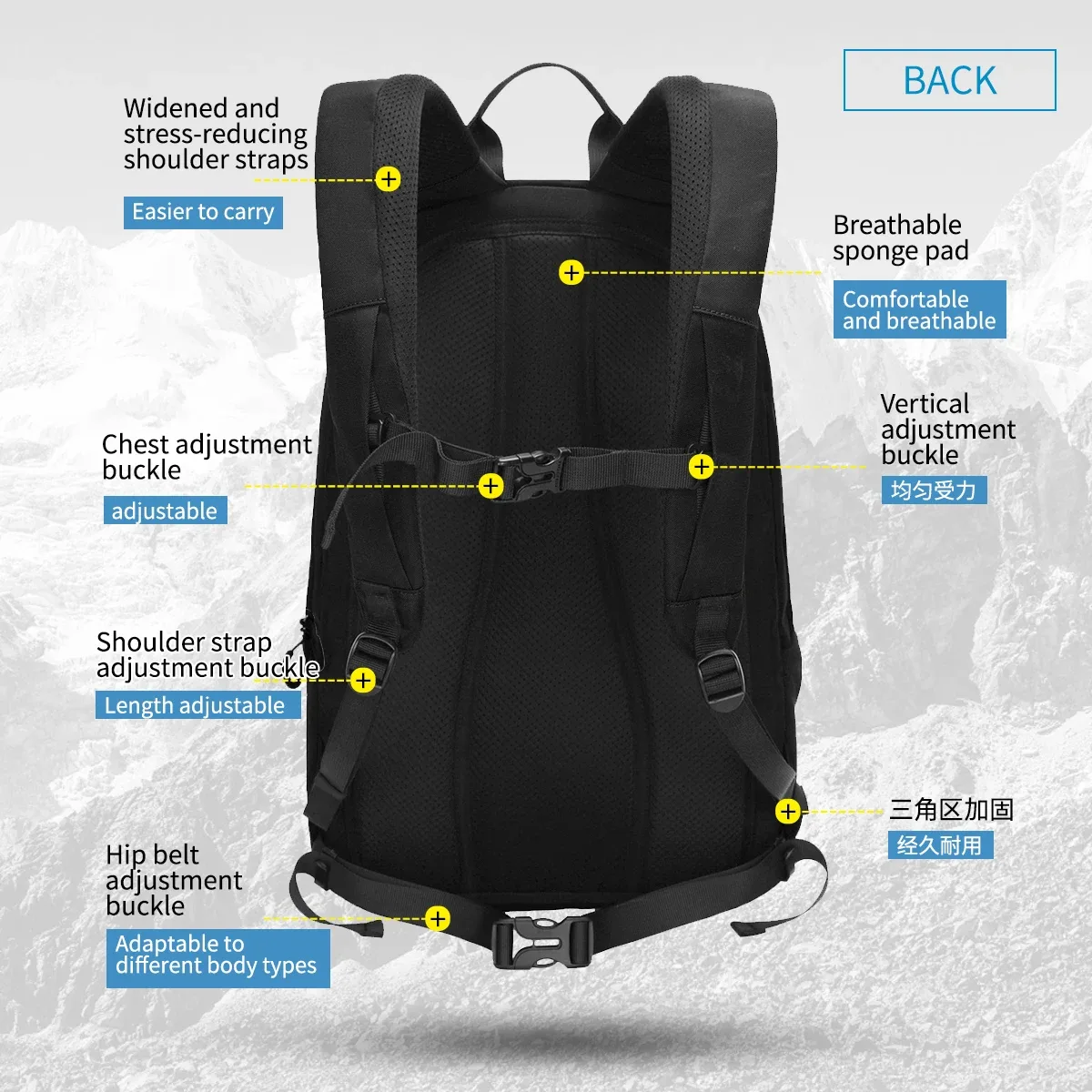 tigernu hommes sac à dos 15.6 pouces sacs à dos d'ordinateur portable pour hommes sac à dos décontracté sac mâle en plein air voyage sac à dos léger cartable sac à dos