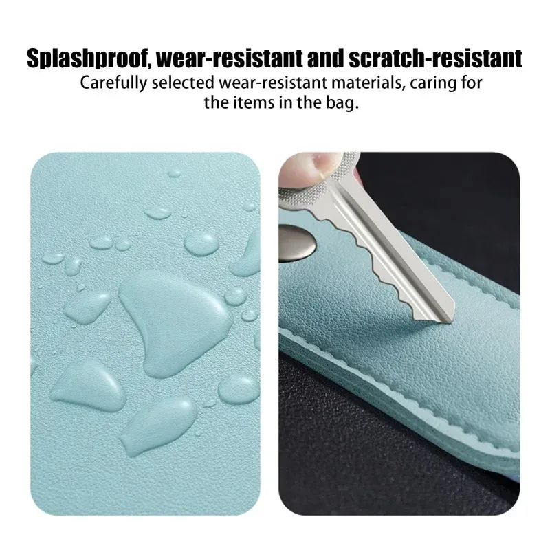 étui en cuir pour clé usb, porte-clés anti-perte, housse de protection pour clé usb, sac de rangement pour clé usb, support portable pour clé usb