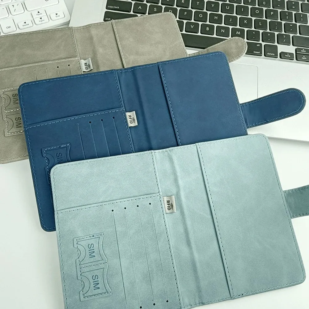 porte-passeport pour voyage essentials, étui portefeuille pour accessoires de voyage, porte-livres de passeport pour femmes/hommes