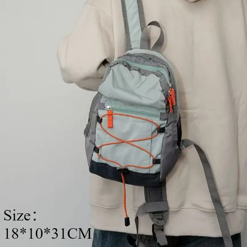petits sacs à dos unisexes, légers, pour voyage, sports de plein air, style japonais, mode, mini sac à dos décontracté