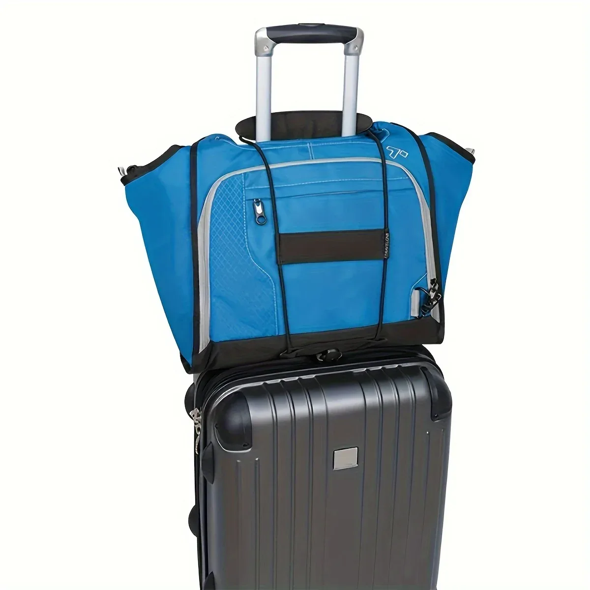 sangle de connexion pour bagages de voyage, ceinture de maintien robuste en nylon pour fixer les petits sacs et les sacs à dos aux poignées de valises
