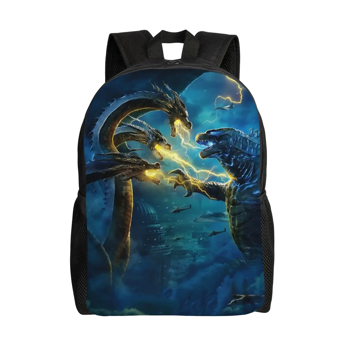 sac à dos godzilla pour hommes et femmes, sac à dos pour adultes, dessin animé, nouvelle année scolaire, 1 pièce