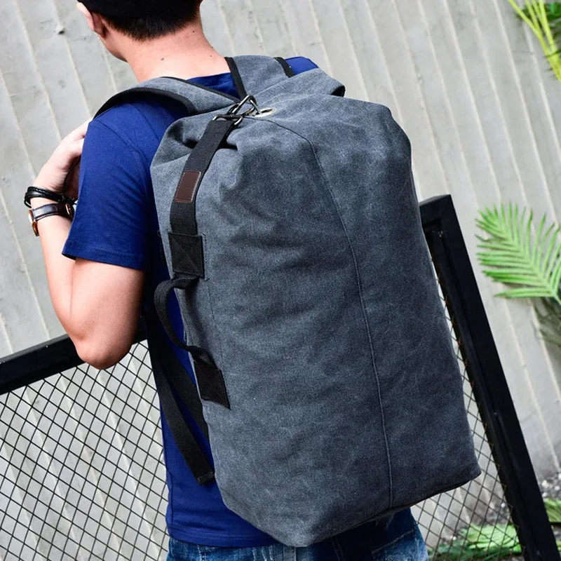 sac à dos de voyage universel de grande capacité pour hommes et femmes, sacs à main d'alpinisme, sac à bandoulière en toile, grand sac à dos pour hommes