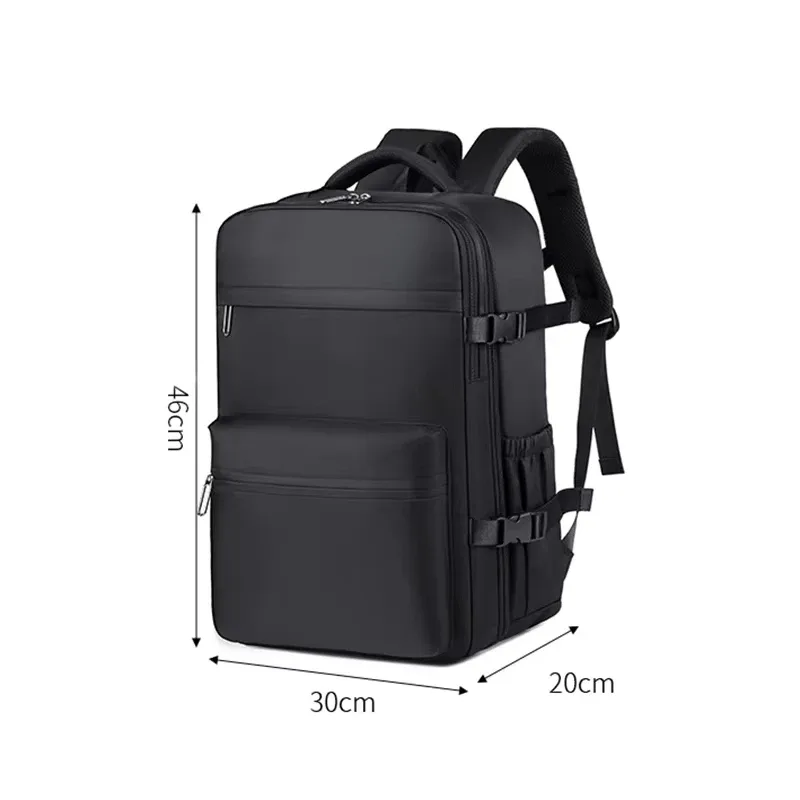 sac à dos de voyage extensible sous vide grande capacité pour ordinateur portable, idéal pour hommes, femmes et professionnels
