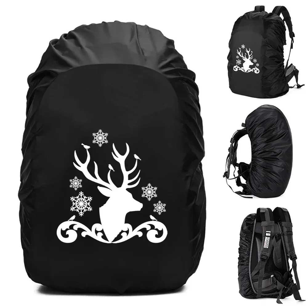 sac à dos imperméable pour homme, housse de pluie, sport de plein air, cyclisme de nuit, housse de pluie légère, sac de sécurité, camping, randonnée, 20l-75l
