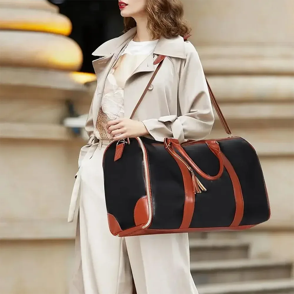 sac de voyage convertible 2-en-1 buylor, sac de rangement pliable pour vêtements, sac transformable pour homme et femme, sac à dos bandoulière
