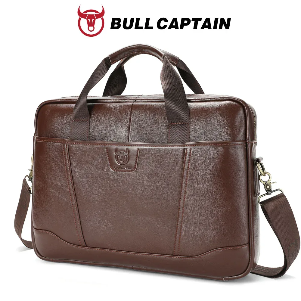 sac à main pour homme bullcaptain, sacoche en cuir de première qualité, sacoche pour ordinateur portable artisanale avec plusieurs compartiments, sac à bandoulière pour affaires