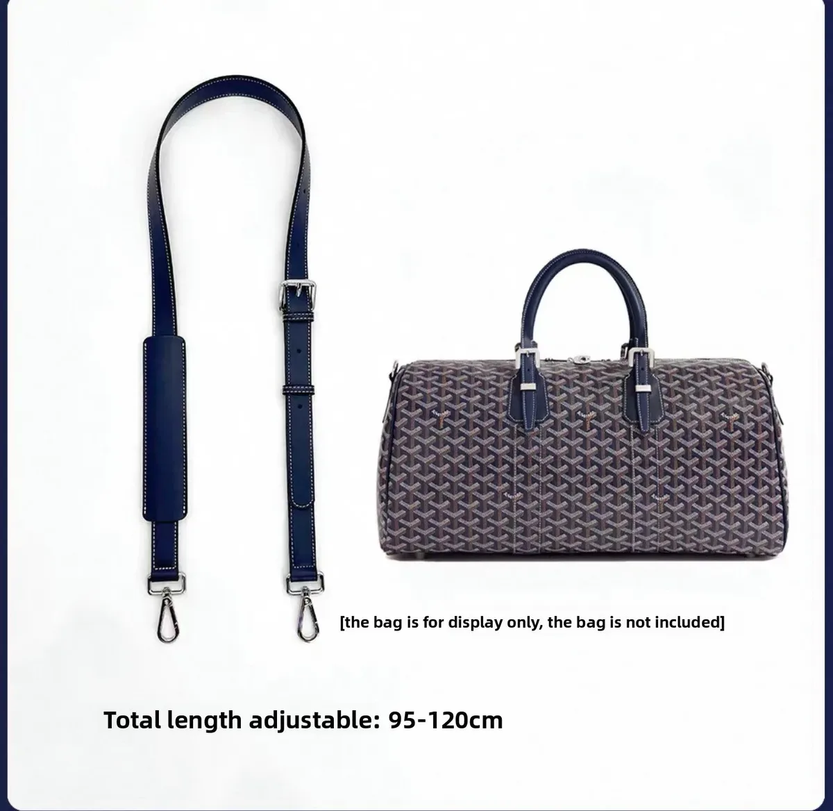 accessoires de sac de luxe en cuir véritable, sangle réglable avec fermeture magnétique, remplacement pour un confort optimal des épaules, sac à dos de créateur haut de gamme